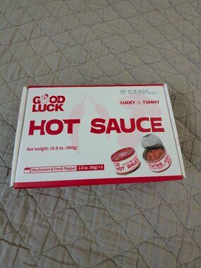 Good Luck Mushroom & Fresh Pepper Hot Sauce - 6, 2.8 oz cans